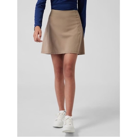 Athleta girl school day skirt/skort in khaki - Picture 2 of 9